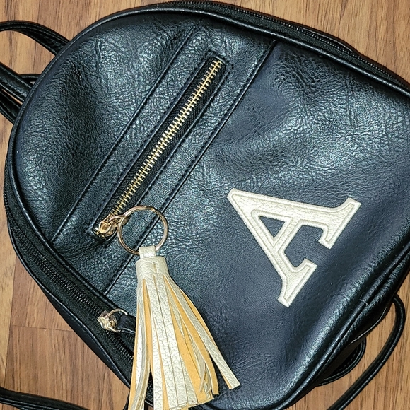 Monogram letter A backpack - Picture 7 of 8